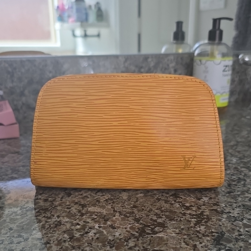 Louis Vuitton Yellow Epi Leather Wallet